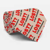 Cravate Perdu ? Géographie des études (Roulé)