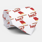 Cravate Perdu ? Lisez la Bible des directions (Roulé)