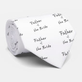 Cravate père de la jeune mariée (Roulé)