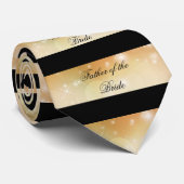Cravate Père de la mariée Black Gold (Roulé)
