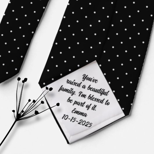 Cravate Père en droit Don de la mariée