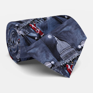 Cravate Père Noël à Londres Tableau d'Alfred Fox