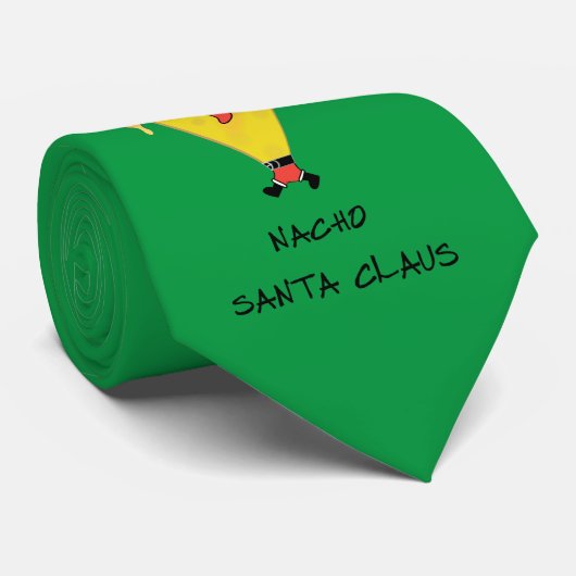 Cravate Père Noël nacho (Roulé)