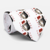 Cravate Père Noël Paws (Roulé)