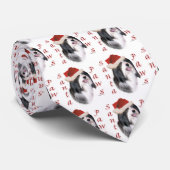 Cravate Père Noël Paws Havanais (Roulé)