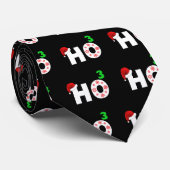 Cravate père Noël rit à noël (Roulé)