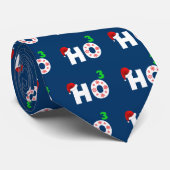 Cravate père Noël rit à noël (Roulé)