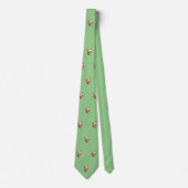 Cravate Père Noël Squirrel Motif humoristique (Devant)