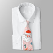 Cravate Père Noël tout sur imprimer Collection Joyful Grem (Attaché)