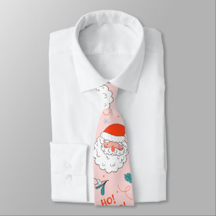 Cravate Père Noël tout sur imprimer Collection Joyful Grem