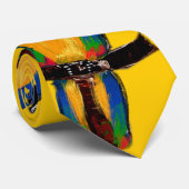 Cravate Perroquet Bleu (Roulé)