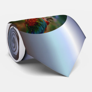 Cravate Perroquet coloré