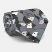 Cravate Perroquet gris d'Afrique - Partout Motif (Roulé)