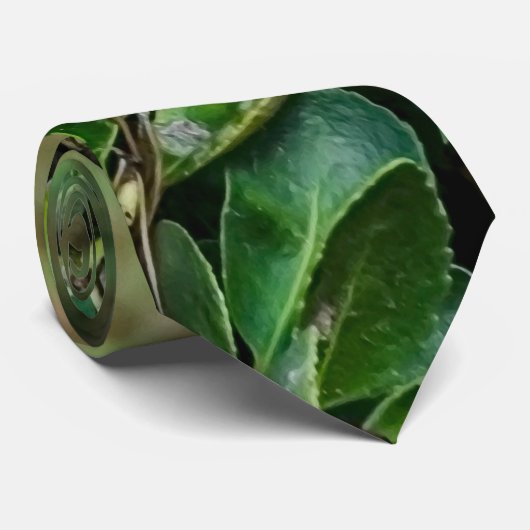 Cravate Perroquet vert (Roulé)