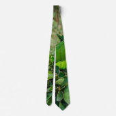 Cravate Perroquet vert (Dos)