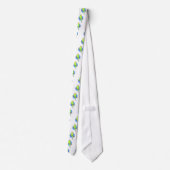 Cravate Perroquet vert mignon (Dos)