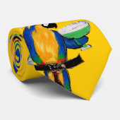Cravate Perroquets de Margarita (Roulé)