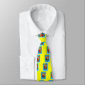Cravate Perroquets ivres (Attaché)
