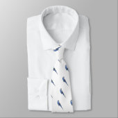 Cravate Perruche bleue (Attaché)