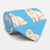 Cravate Persian cat (Roulé)