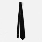 Cravate Personalized Bloom Design Custom Name Neck Tie (Dos)