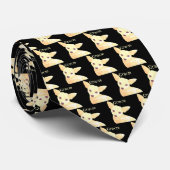 Cravate Personalized Chihuahua Men's Tie (Roulé)