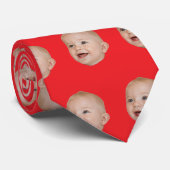 Cravate Personalized Face Custom Photo Gift For Men (Roulé)