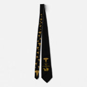 Cravate Personalized Physician's Caduceus Neck Tie (Dos)