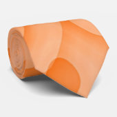 Cravate Personnages en orange (Roulé)