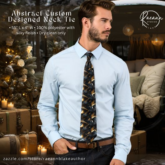 Cravate personnalisé Abstrait