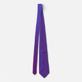 Cravate Personnalisé bleu et violet ombre (Dos)