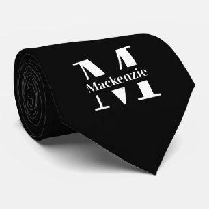 Cravate Personnalisé Personnalisé Fait Monogramme