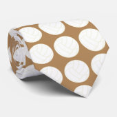 Cravate personnalisée à motif volleyball (Roulé)