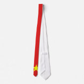 Cravate personnalisée du drapeau du Vietnam (Dos)