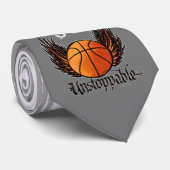 Cravate personnalisée imparable (basket-ball) (Roulé)