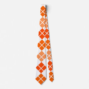 Cravate personnalisée Jacquard orange