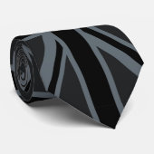 Cravate Personnaliser britannique noire de conception de (Roulé)