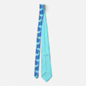 Cravate Personnaliser Cool Neon Hand (Dos)