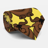 Cravate Personnaliser Cute Gnu (Roulé)