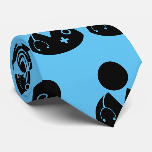 Cravate Personnaliser Docteur motif (Roulé)