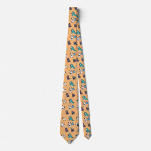 Cravate Personnaliser Doggy mignonne Design avec nom