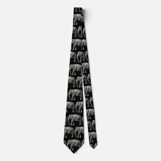 Cravate Personnaliser Elephant Party (Devant)