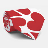 Cravate Personnaliser Red Hearts (Roulé)
