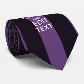 Cravate Personnalisez-le Conserver le calme de votre texte (Roulé)