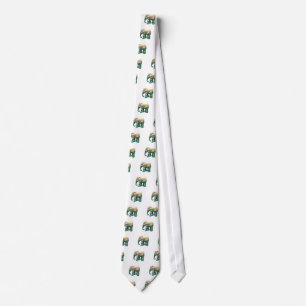Cravate Personnalisez les fleurs animales de l'Afrique de