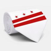 Cravate Personnalité de Washington DC (Roulé)