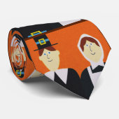 CRAVATE PERSONNES DE PÈLERINAGE (Bon thanksgiving) (Roulé)