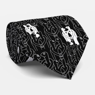 Cravate Personnes heureuses (motif noir)