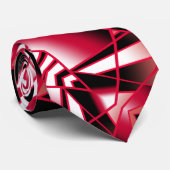 Cravate Perspective de puissance rouge Couleur dégradée Ar (Roulé)