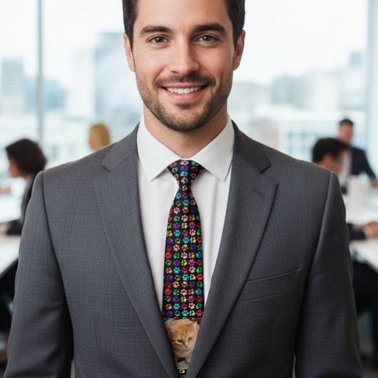 Cravate Pet chat Chien photo Personnaliser les pattes phot